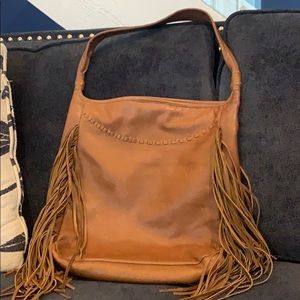 Margot Leather Tassel Bag